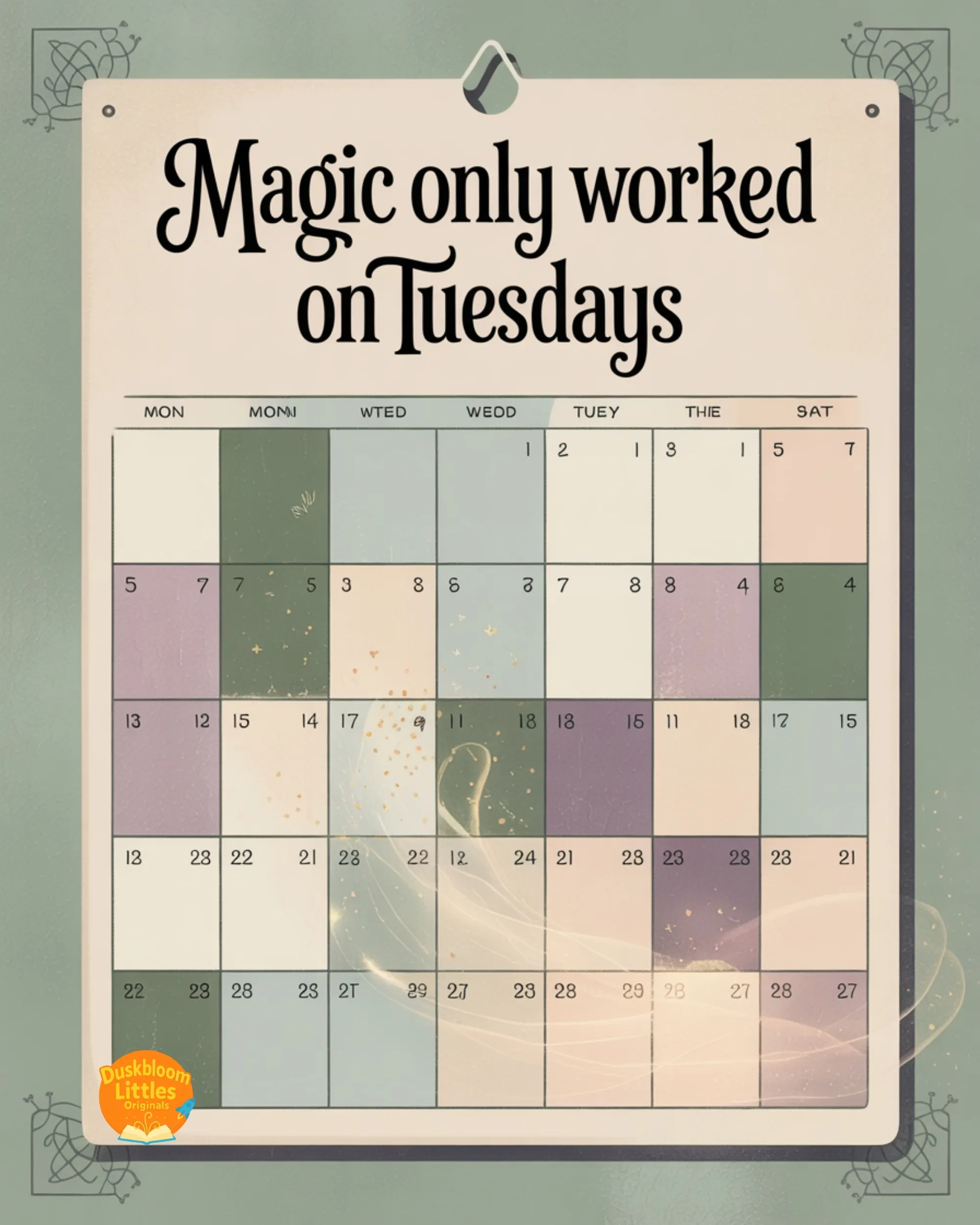 Magic Only Worked on Tuesdays